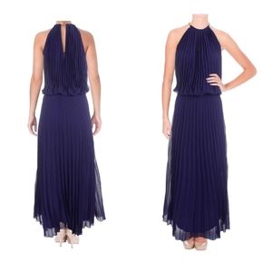 MSK Pleated Maxi Dress